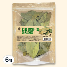 몸애조화 건조 월계수잎 한차 재료, 30g, 6개