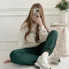 SoiDA Sugarfun 女式純色慢跑褲