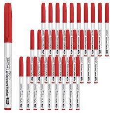 PENMAX 12角細字白板筆, 紅色, 72個