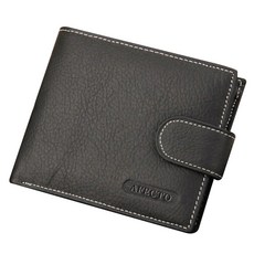 baellerry Afecto 男士按扣牛皮短夾