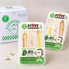 그린래빗 3단콤보 샌드위치, 178g, 2개
