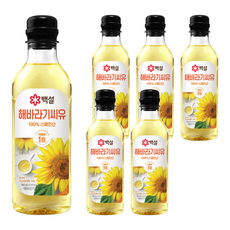 CJ BEKSUL 白雪 CJ 葵花籽油, 500ml, 6個