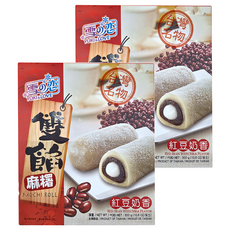 YUKI&LOVE 雪之戀 雙餡麻糬 紅豆奶香, 300g, 2盒