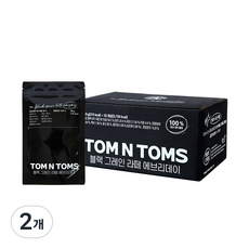 탐앤탐스 블랙 그레인 라떼 에브리데이 10p, 800g, 2개