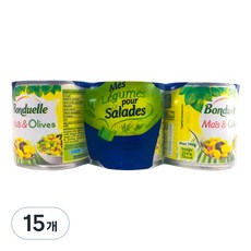 봉듀엘 옥수수&올리브 통조림, 165g, 15개
