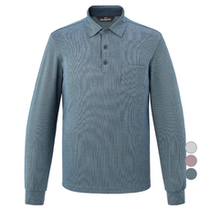 INDIAN 男士細條紋素色感T恤 MIEAL5W9121