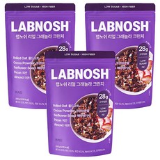 Labnosh 格蘭諾拉麥片 可可口味, 200g, 3個
