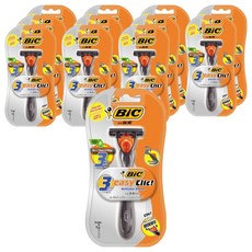 大三刀片易點擊剃須刀, 1入, 12個