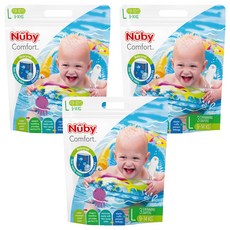Nuby 游泳尿布 男, L, 9片