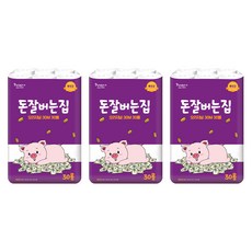 Donjalbeoneunjip 3層柔軟捲筒衛生紙, 30m, 30捲, 3袋