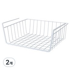 Maekraifeu 鐵製水槽上櫃廚房紙巾架 S, 2個, 白色