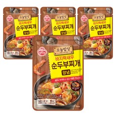 OTTOGI 不倒翁 蛤蜊蝦調味料, 4個, 90g