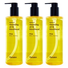 Hanskin 卸妝油 & 黑頭 PHA, 3個, 300ml