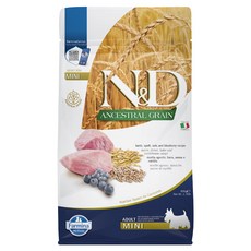 Farmina 法米納 全齡犬 天然低穀系列 乾飼料 小顆粒, 羊肉藍莓, 800g, 1袋