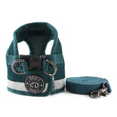 DOG-i 狗狗反光胸背帶 + 牽繩, 綠色