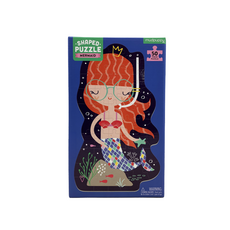 Mudpuppy 美人魚造型拼圖, 50片, 1盒