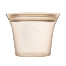 ZIPTOP 矽膠環保夾鏈杯袋 灰色