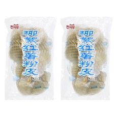 천미방 원형 둥글 넙적당면, 2개, 500g