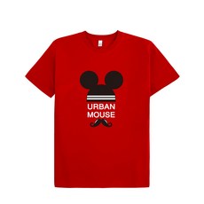 JB Fashion 透氣都會風短袖, 紅色