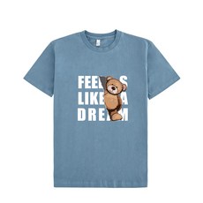 제이비패션 곰인형 라운드 통기성 반팔 티셔츠