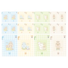 PENPIA 800小學裝訂5格基礎筆記本, 隨機出貨, 20個