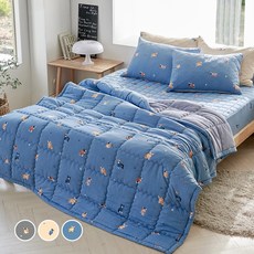 LaMonte 狗狗絎縫四季被寢具組