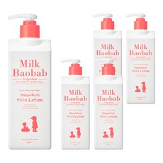 밀크바오밥 베이비앤키즈 마일드 로션, 5개, 500ml