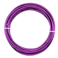 Madakkumi 手工彩色鐵絲 3mm, 12 紫色, 1個