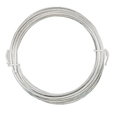 Madakkumi 手工彩色鐵絲 3mm, 01 銀色, 1個