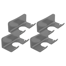 HOUDER 簡約吹風機架, 槍灰色, 4個