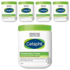 Cetaphil 舒特膚 長效潤膚霜, 550g, 5罐