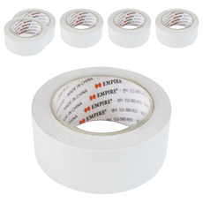 Empire 工業用雙面膠帶 48mm x 30m, 白色 半透明, 6入