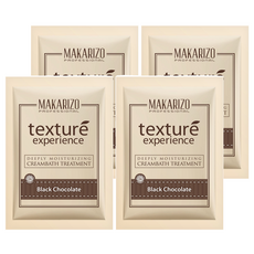 MAKARIZO 質感體驗髮膜 黑巧克力-深層滋潤修護, 60ml, 4瓶