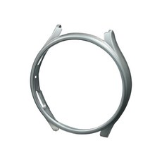 TnP 테두리 커버 하드 PC 스마트워치 케이스 44mm, 실버 실버
