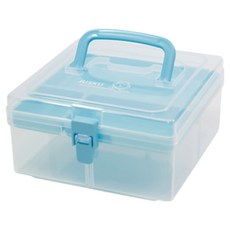 JUSKU 佳斯捷 板豆腐手提收納箱, 顏色隨機, 1個