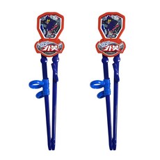 Hello CARBOT 衝鋒戰士 衝鋒戰士學習筷, 2雙, 藍色