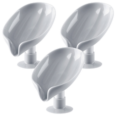 Yesodang 無孔帶吸盤肥皂架, 灰色, 3個