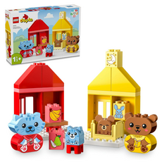 LEGO 樂高得寶系列 每日活動：吃飯和睡覺時間積木組 激發幼兒想像力, 多色, 1盒