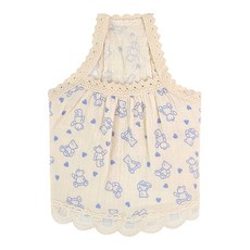 Grooming Dog 寵物小熊寶寶睡衣背心, 天空藍, 1個