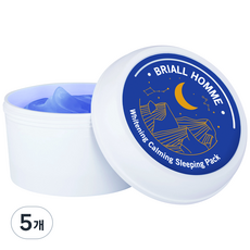 briall HOMME 補水睡眠面膜, 100ml, 5個