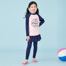 Lolly Tree 女童款防曬泳衣泳褲裙+收納袋