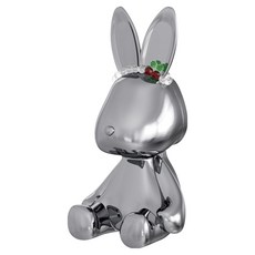THREENINE Bunny Bunny 車用芳香劑 主體 + 香氛組 鍍鉻黑, 1套, 黑櫻桃