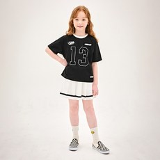 JELISPOON 女童啦啦隊百褶裙套裝