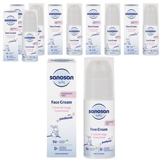 sanosan 臉部嬰兒霜, 50ml, 6個