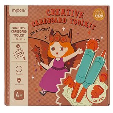mideer 創意紙板DIY材料套裝, 仙女款, 1盒