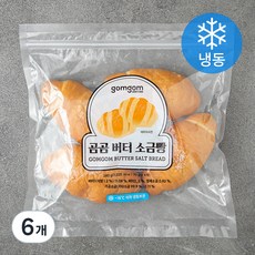 곰곰 버터 소금빵, 70g, 4개입, 6개