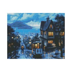 Play about 城市鐵軌 DIY 鑽石畫組 40 x 50 cm