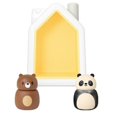 코코지 하우스와 동물 친구들 2종 세트, 혼합색상, 1세트