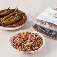 일미 잔멸치볶음 150g + 국내산 청양고추 장아찌 400g, 1세트