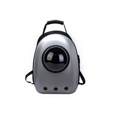 SAYCOCOA寵物移動太空艙後背包, 銀 (JT6125)